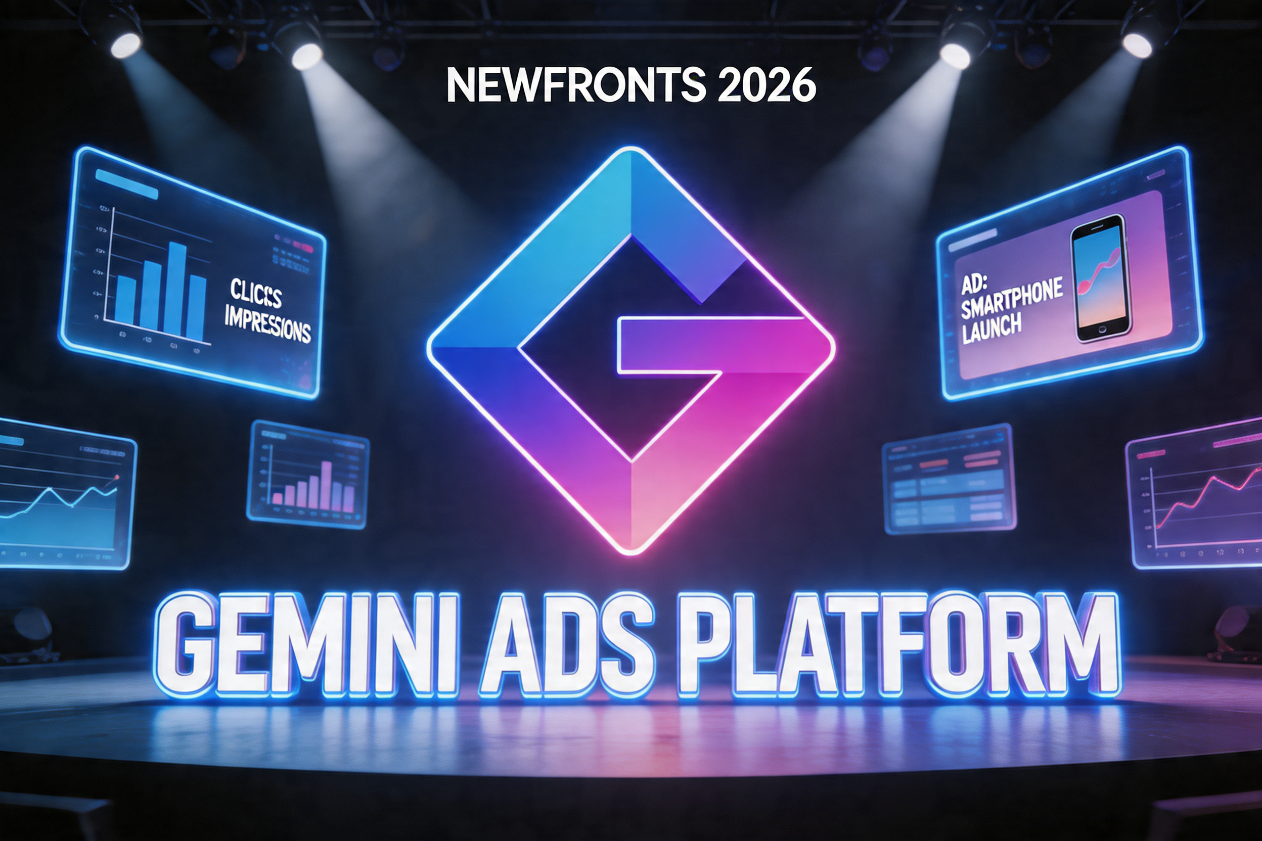 Google Gemini plataforma publicitaria NewFronts 2026