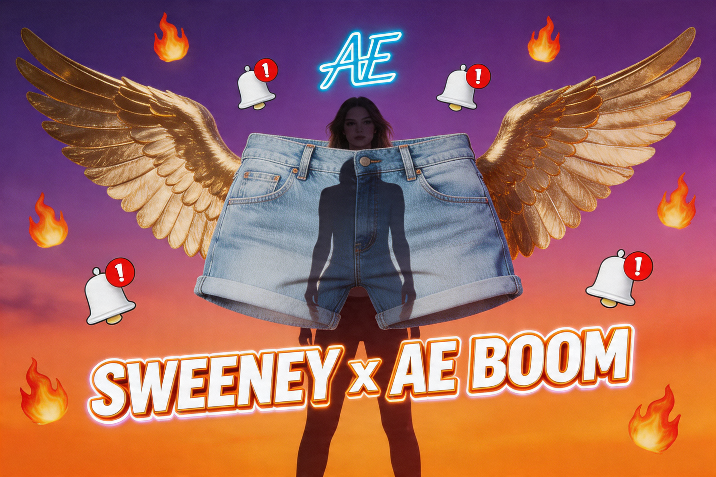 Campaña Sydney Sweeney y American Eagle Syd for Short denim shorts 2026