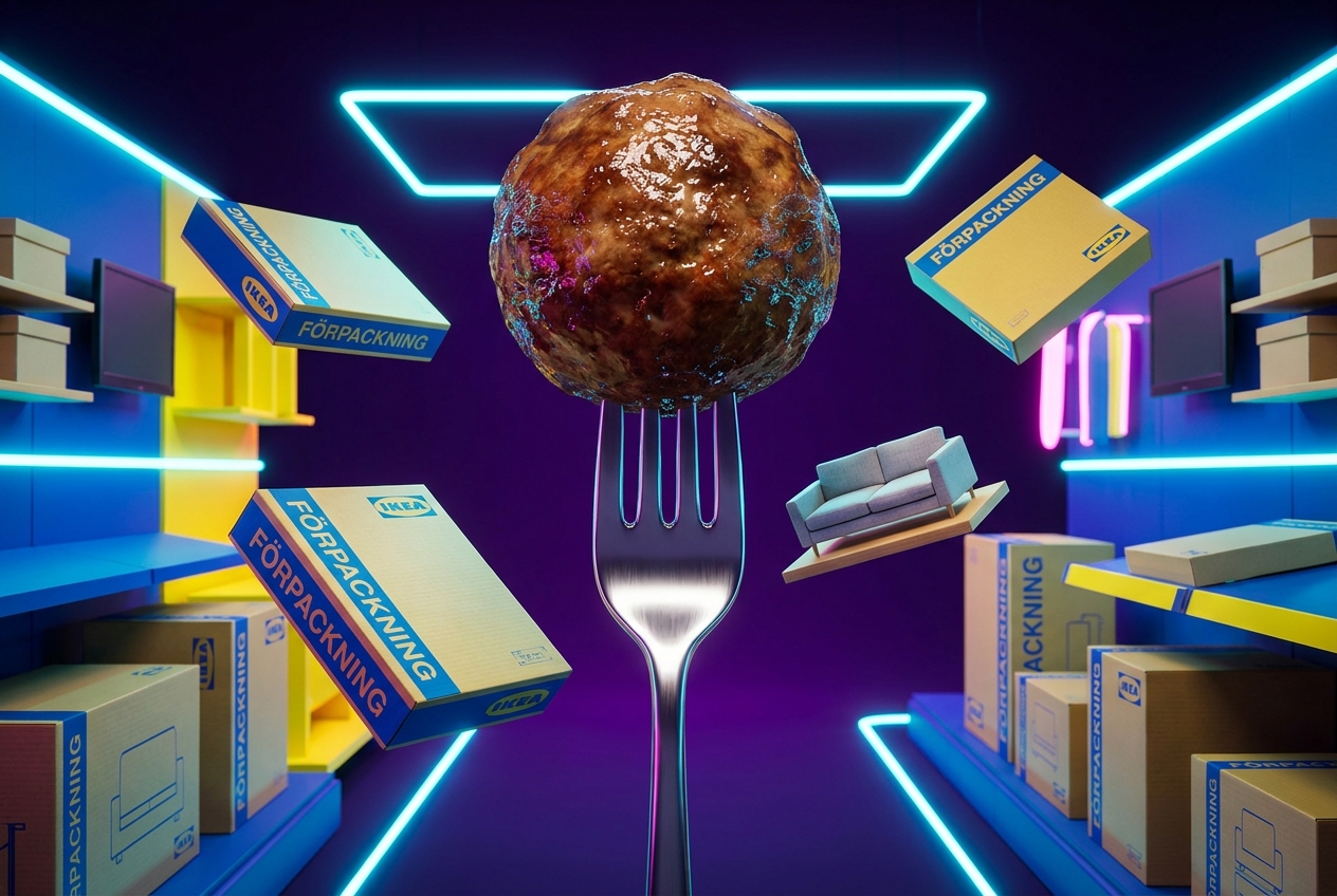 Albóndigas de IKEA y muebles de flat pack: la estrategia de marketing detrás del restaurante
